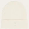 Double Layer Wool Beanie - Egret 1 Double Layer Wool Beanie - Egret -Knowledge Cotton Apparel Store Double layer wool beanie Hats 82206 1387 Egret