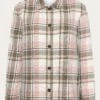 Heavy Flannel Checked Overshirt - GOTS/Vegan - Creme Check 1 Heavy Flannel Checked Overshirt - GOTS/Vegan - Creme Check -Knowledge Cotton Apparel Store Heavy flannel checked overshirt GOTS Vegan Overshirts 2190037 7033 Creme check