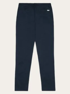 Iris Slim Pique Pant - Total Eclipse 15 Iris Slim Pique Pant - Total Eclipse -Knowledge Cotton Apparel Store IRIS mom mid rise canvas pique chino GOTS Vegan Pants 2070057 1001 Total Eclipse 6