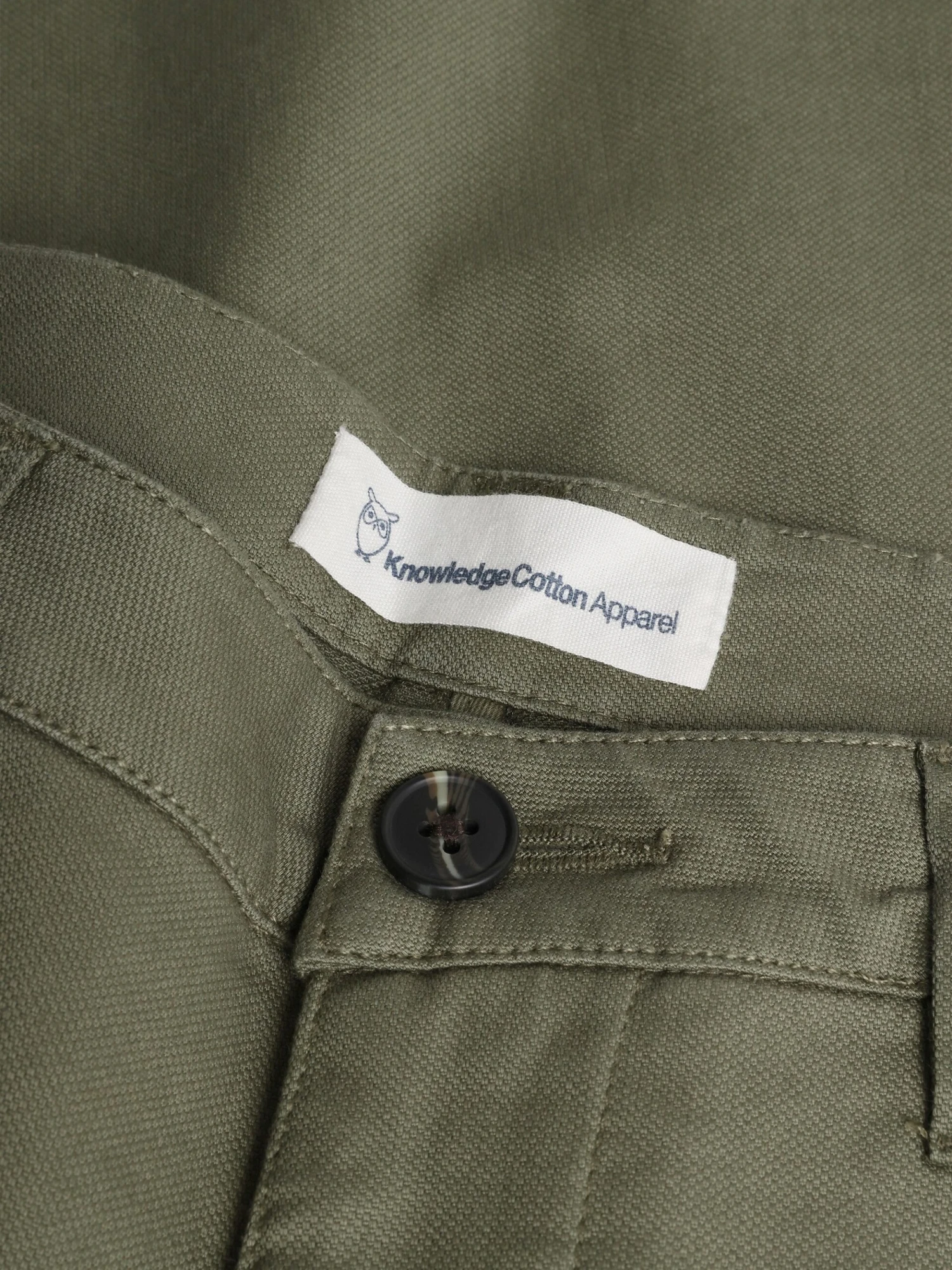 Iris Slim Pique Pant - Burned Olive 4 Iris Slim Pique Pant - Burned Olive - Image 2