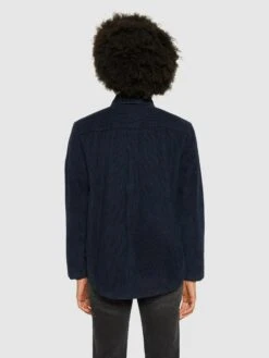 Irregular Corduroy Overshirt- GOTS/Vegan - Night Sky 9 Irregular Corduroy Overshirt- GOTS/Vegan - Night Sky -Knowledge Cotton Apparel Store Irregular corduroy overshirt GOTS Vegan Overshirts 2190030 1412 Night Sky 2