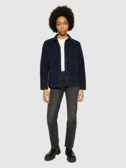 Irregular Corduroy Overshirt- GOTS/Vegan - Night Sky 10 Irregular Corduroy Overshirt- GOTS/Vegan - Night Sky -Knowledge Cotton Apparel Store Irregular corduroy overshirt GOTS Vegan Overshirts 2190030 1412 Night Sky 3