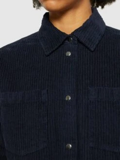Irregular Corduroy Overshirt- GOTS/Vegan - Night Sky 11 Irregular Corduroy Overshirt- GOTS/Vegan - Night Sky -Knowledge Cotton Apparel Store Irregular corduroy overshirt GOTS Vegan Overshirts 2190030 1412 Night Sky 4
