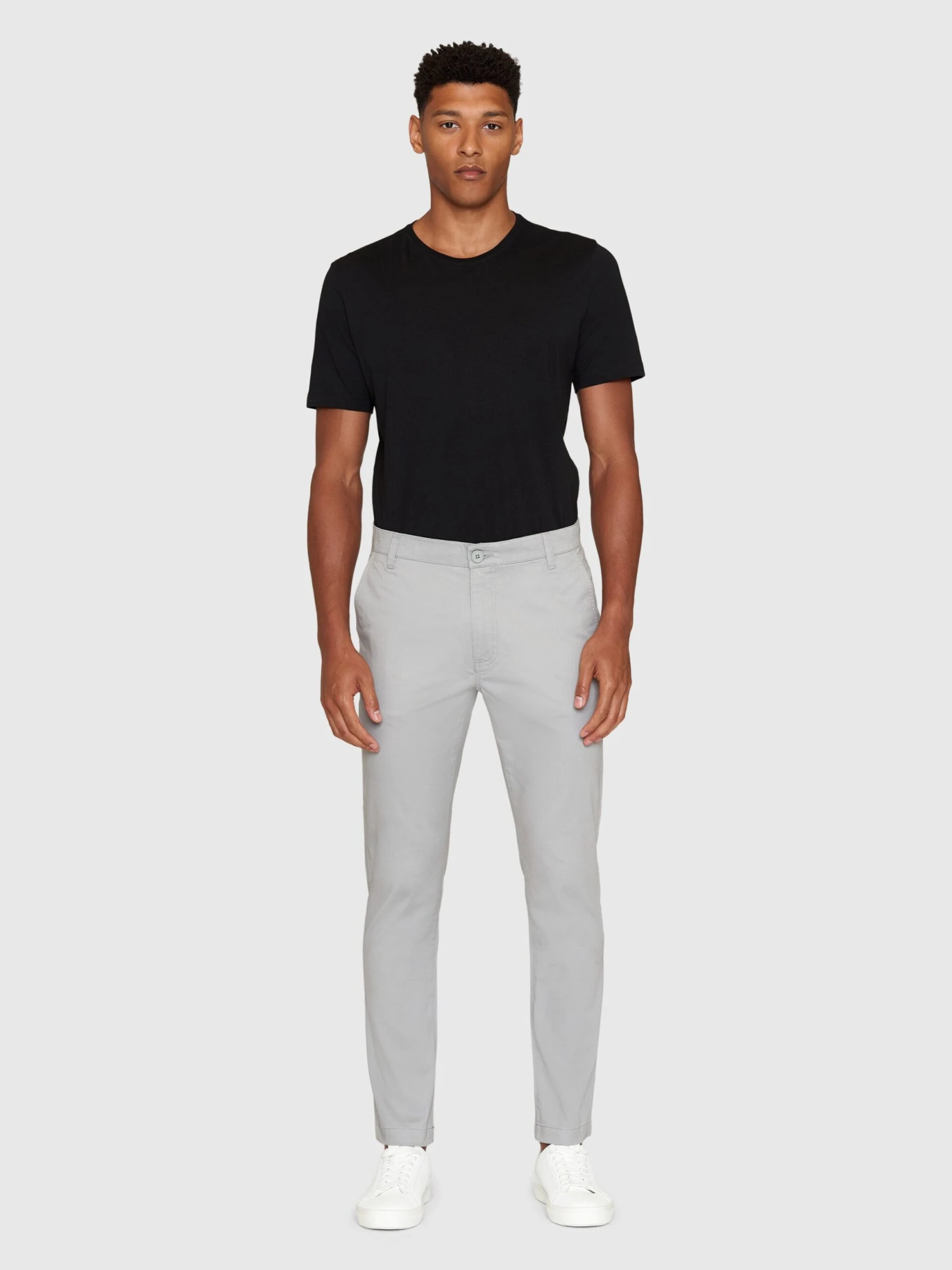 LUCA Slim Twill Chino Pants - Alloy 6 LUCA Slim Twill Chino Pants - Alloy - Image 4