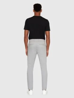 LUCA Slim Twill Chino Pants - Alloy 13 LUCA Slim Twill Chino Pants - Alloy -Knowledge Cotton Apparel Store LUCA slim twill chino pants Pants 1070016 1227 Alloy 2
