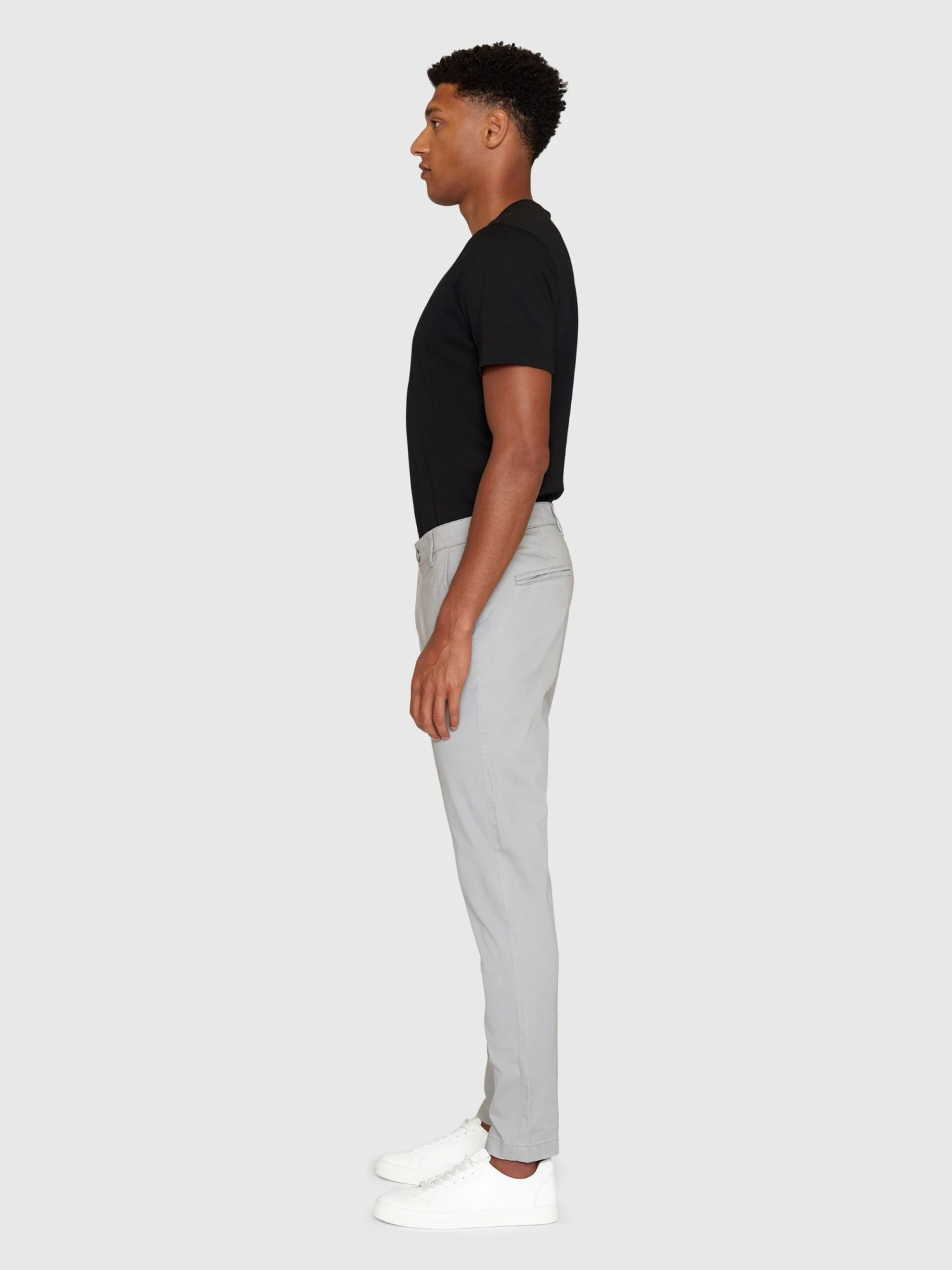 LUCA Slim Twill Chino Pants - Alloy 8 LUCA Slim Twill Chino Pants - Alloy - Image 6