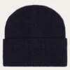 Lambswool Logo Embossed Beanie RWS - Total Eclipse 2 Lambswool Logo Embossed Beanie RWS - Total Eclipse -Knowledge Cotton Apparel Store Lambswool Logo Embossed Beanie RWS Hats 4210025 1001 Total Eclipse