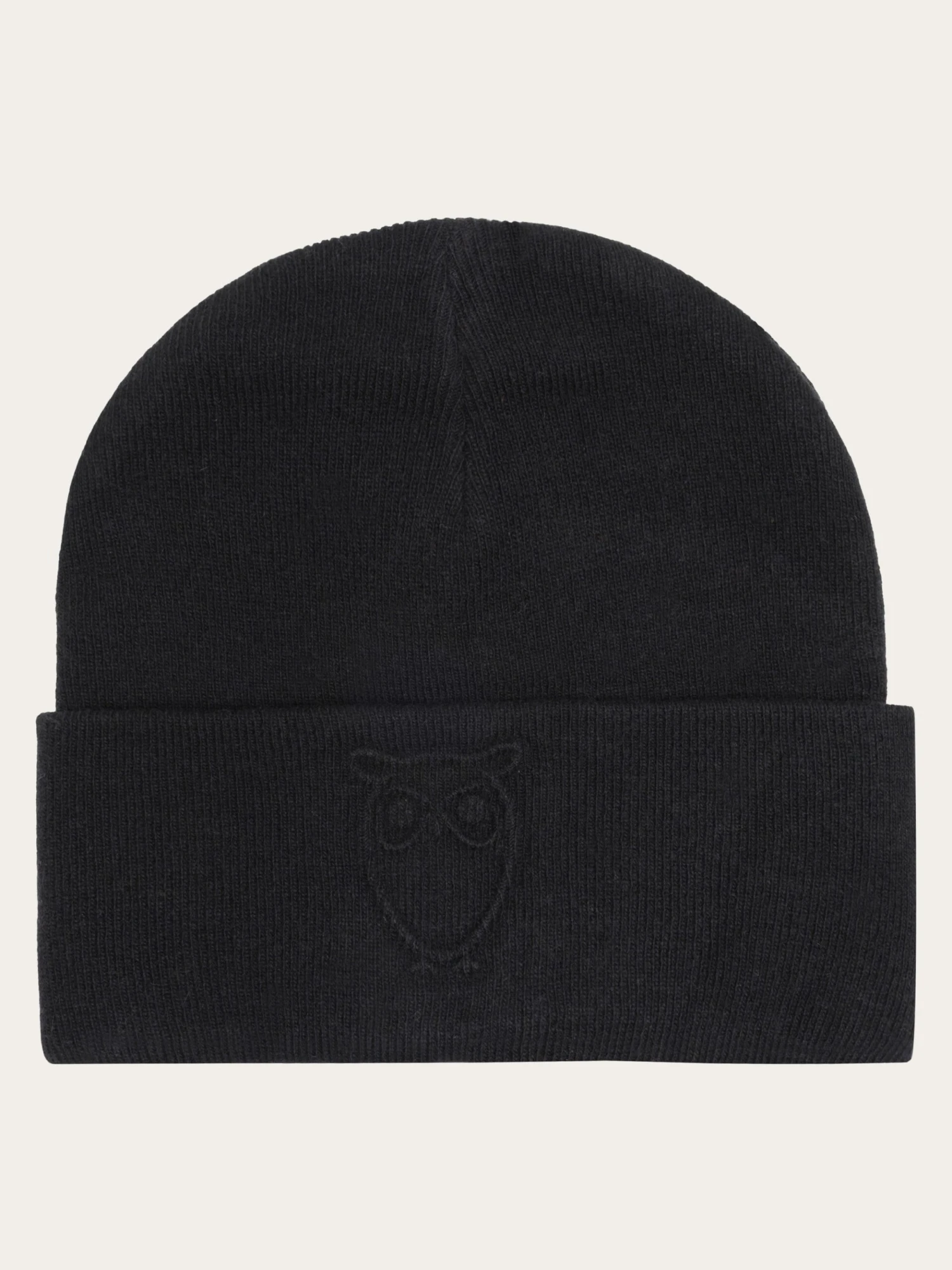 Lambswool Logo Embossed Beanie RWS - Black Jet 3 Lambswool Logo Embossed Beanie RWS - Black Jet