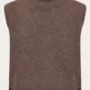 Lambswool Vest - Demitasse (brown) 2 Lambswool Vest - Demitasse (brown) -Knowledge Cotton Apparel Store Lambswool Vest Knits 800025 1243 Demitasse brown