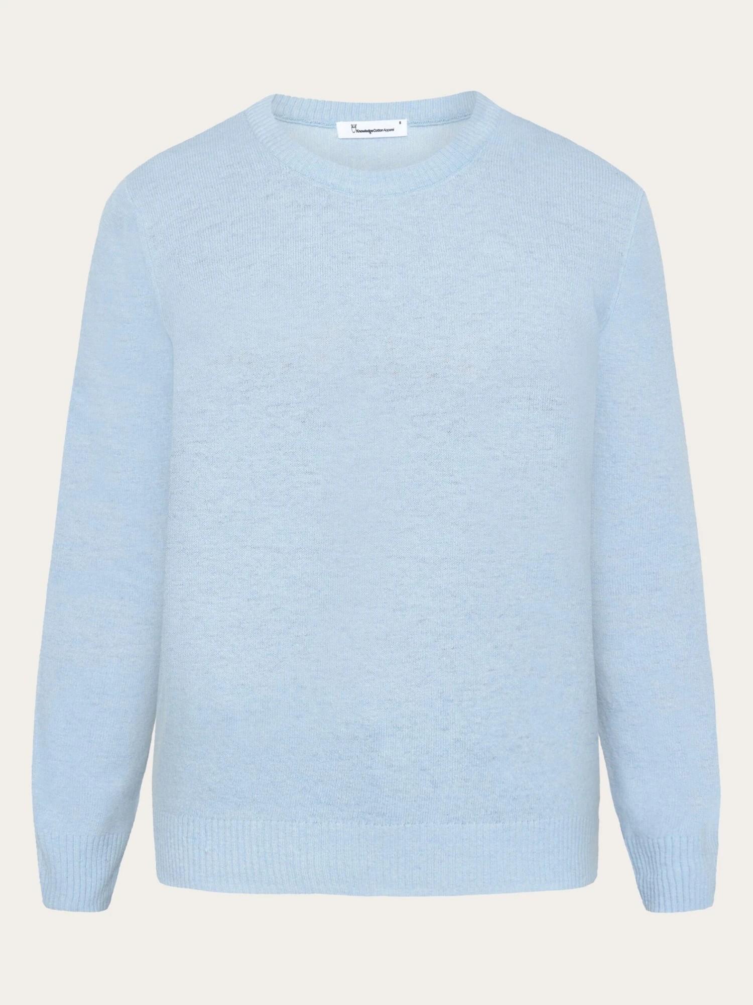 Lambswool Crew Neck - Asley Blue 3 Lambswool Crew Neck - Asley Blue