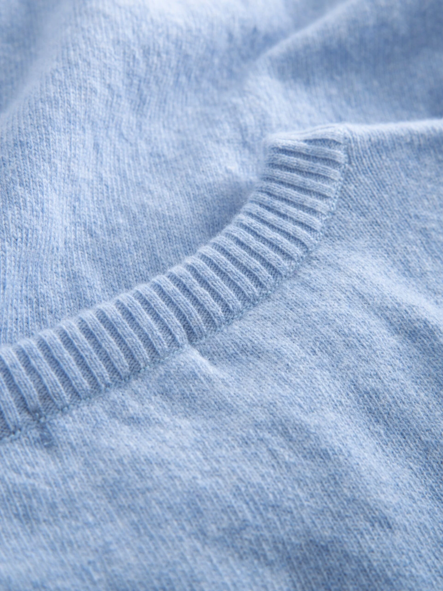 Lambswool Crew Neck - Asley Blue 8 Lambswool Crew Neck - Asley Blue - Image 6