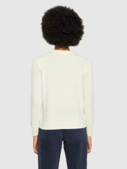 Lambswool Crew Neck - Buttercream 12 Lambswool Crew Neck - Buttercream -Knowledge Cotton Apparel Store Lambswool crew neck Knits 800013 1348 Buttercream 11