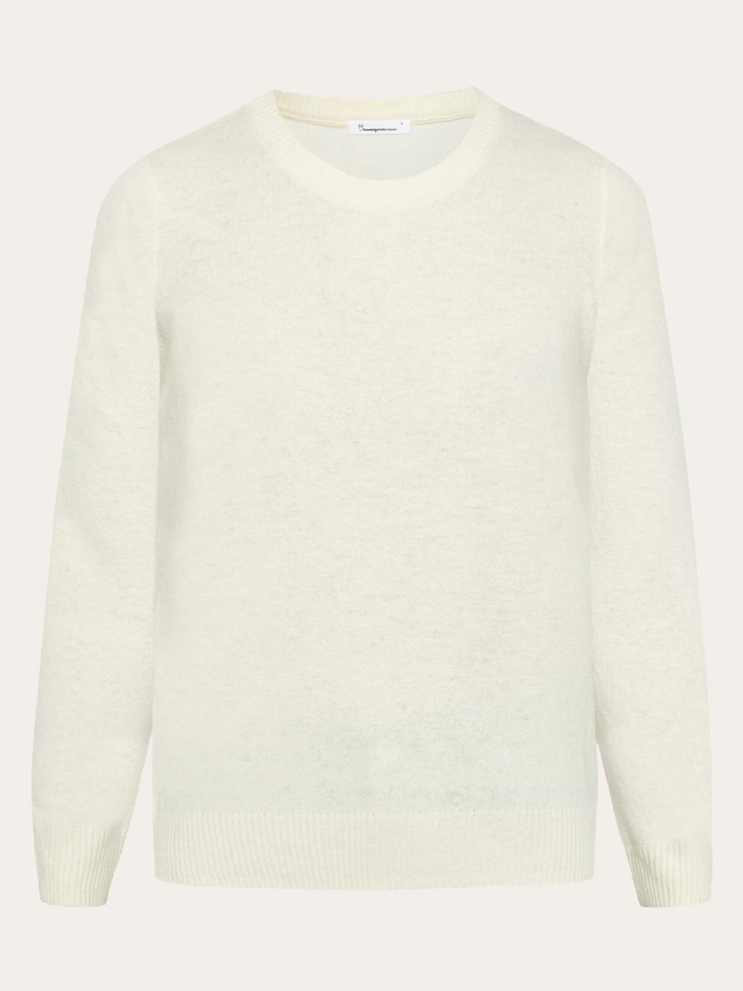 Lambswool Crew Neck - Buttercream 3 Lambswool Crew Neck - Buttercream