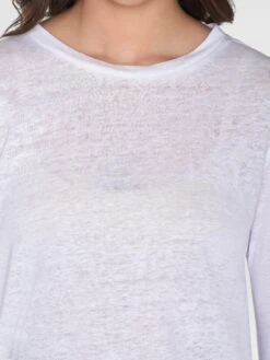 Long Sleeve Linen T-shirt - GOTS/Vegan - Bright White 13 Long Sleeve Linen T-shirt - GOTS/Vegan - Bright White -Knowledge Cotton Apparel Store Long sleeve linen t shirt GOTS Vegan Long Sleeves 2120005 1010 Bright White 4