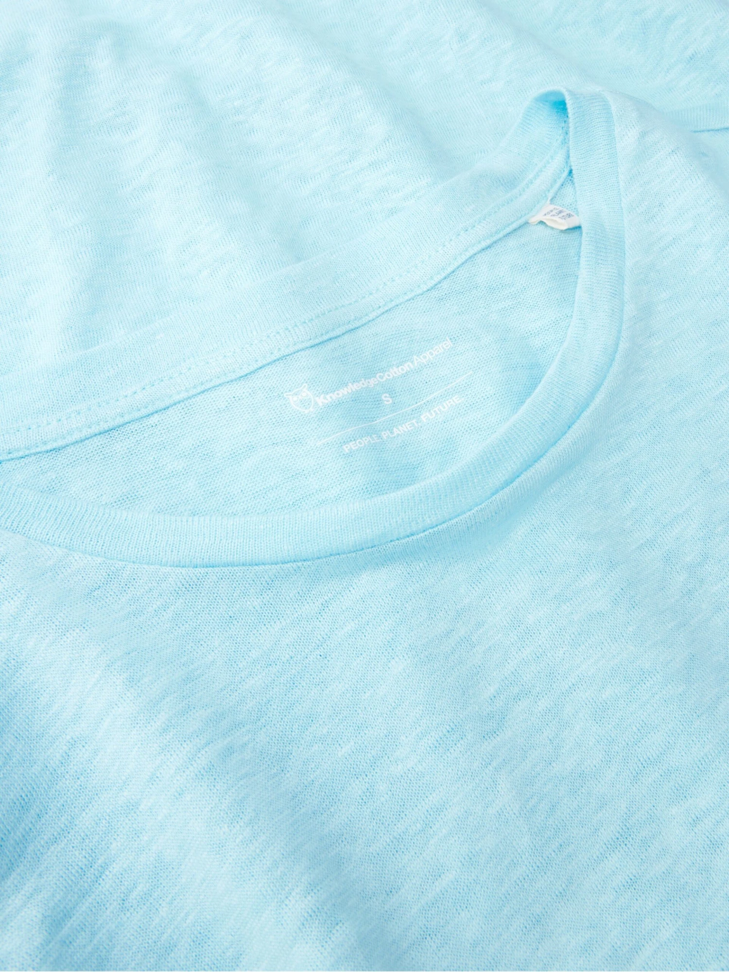 Long Sleeve Linen T-shirt - GOTS/Vegan - Aqua-Esque 4 Long Sleeve Linen T-shirt - GOTS/Vegan - Aqua-Esque - Image 2