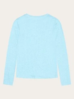 Long Sleeve Linen T-shirt - GOTS/Vegan - Aqua-Esque 7 Long Sleeve Linen T-shirt - GOTS/Vegan - Aqua-Esque -Knowledge Cotton Apparel Store Long sleeve linen t shirt GOTS Vegan Long Sleeves 2120005 1480 Aqua Esque 2