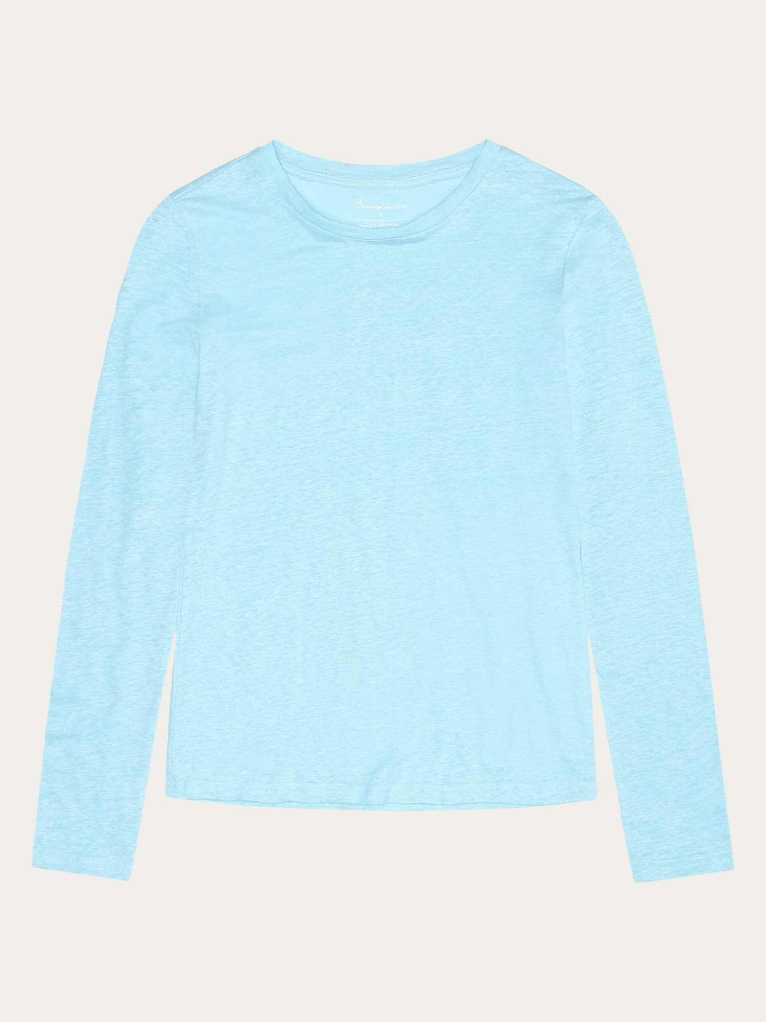 Long Sleeve Linen T-shirt - GOTS/Vegan - Aqua-Esque 3 Long Sleeve Linen T-shirt - GOTS/Vegan - Aqua-Esque