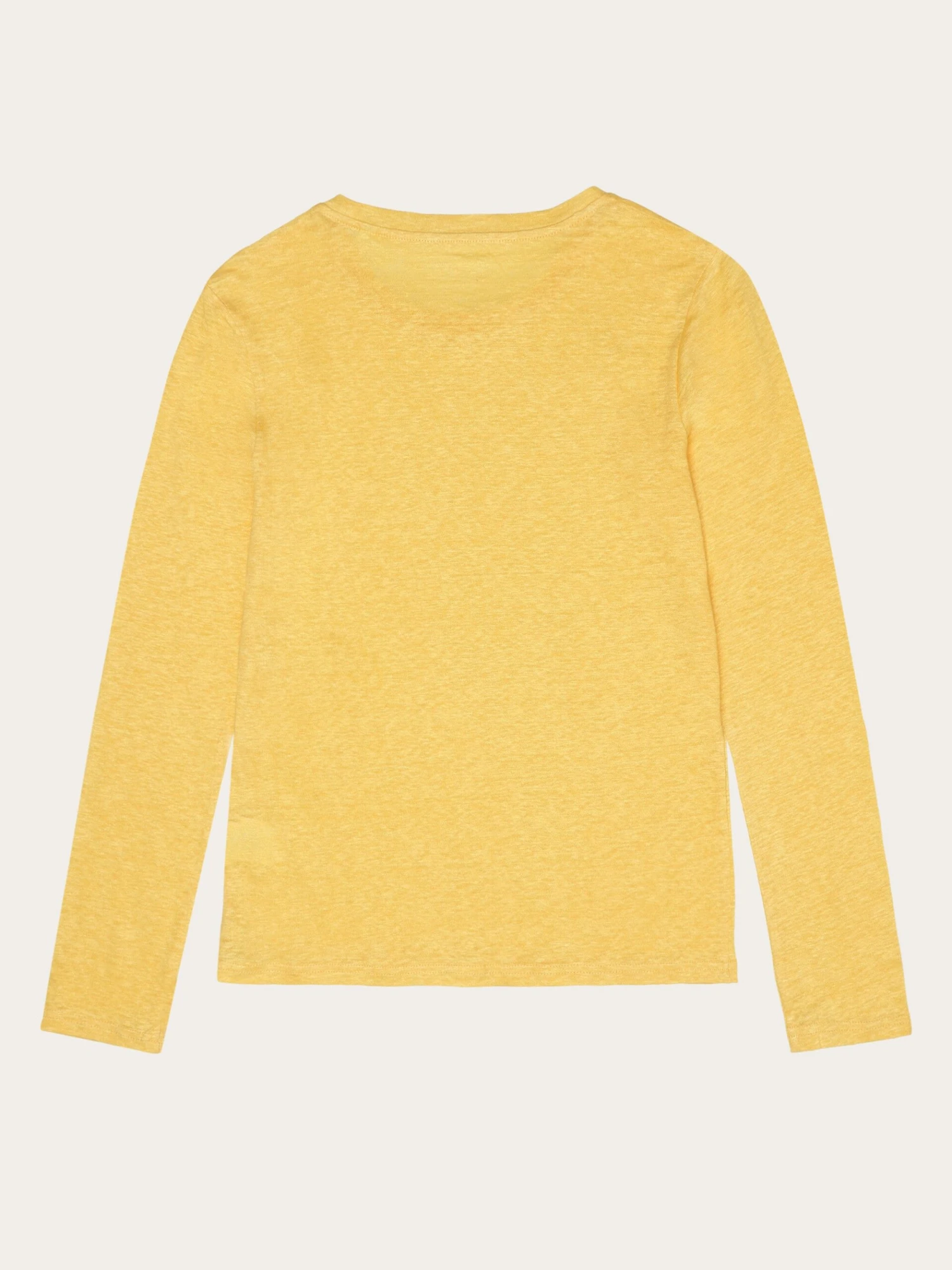 Long Sleeve Linen T-shirt - GOTS/Vegan - Yarrow 5 Long Sleeve Linen T-shirt - GOTS/Vegan - Yarrow - Image 3