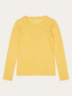 Long Sleeve Linen T-shirt - GOTS/Vegan - Yarrow