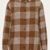 Loose Check Flannel Shirt - GOTS/Vegan - Brown Check 2 Loose Check Flannel Shirt - GOTS/Vegan - Brown Check -Knowledge Cotton Apparel Store Loose check flannel shirt GOTS Vegan Shirts 2090060 7026 Brown check