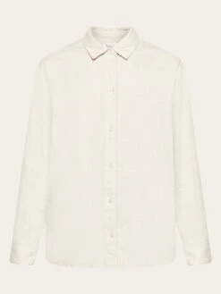 Organic Cotton Flannel Shirt GOTS - Greige