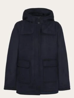 Merino Wool Duffel Jacket - GRS - Night Sky