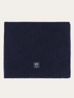 Merino Badge Scarf - Total Eclipse