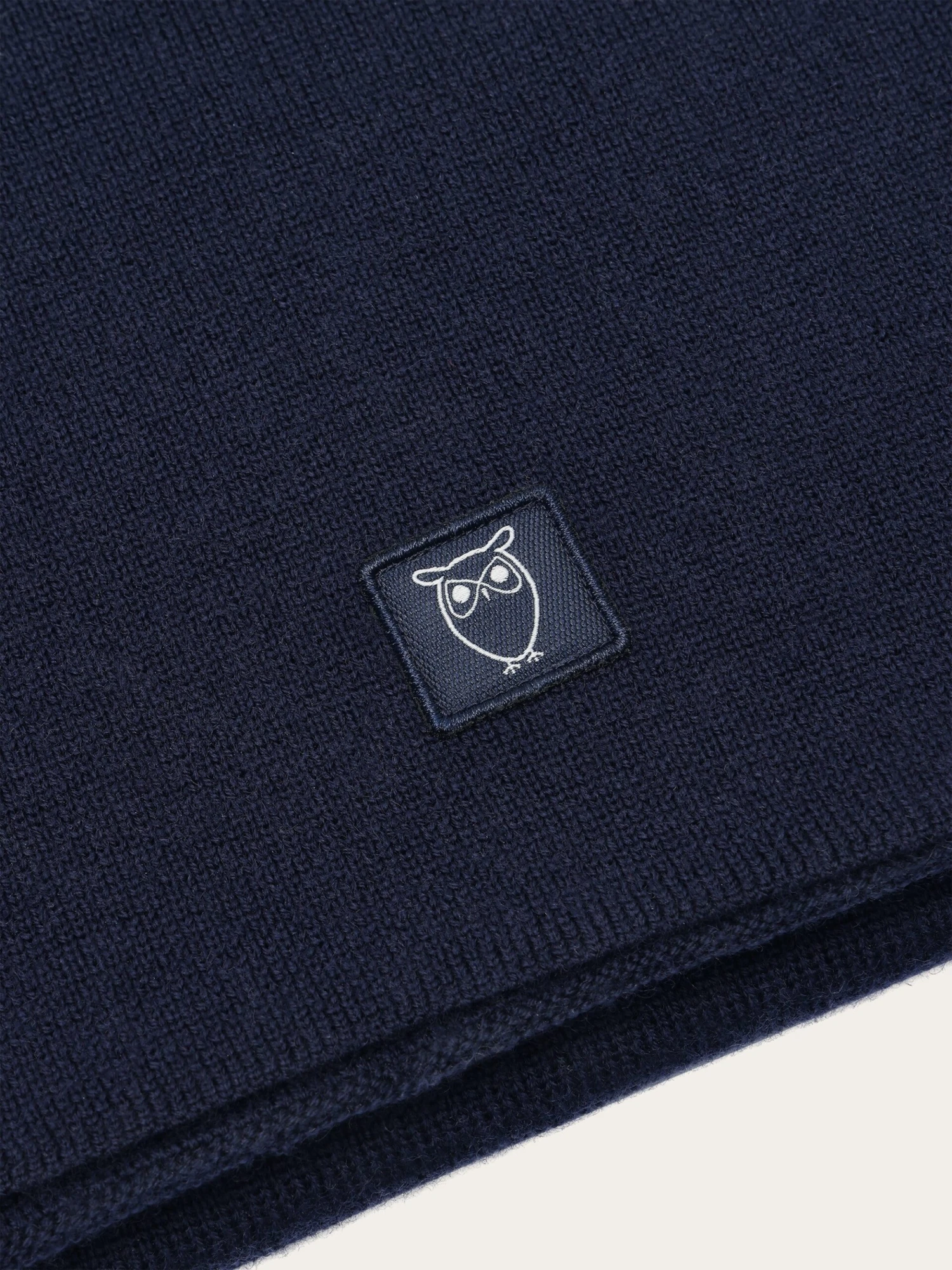 Merino Badge Scarf - Total Eclipse 6 Merino Badge Scarf - Total Eclipse - Image 4