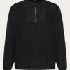 Merino Half Zip High Neck - Black Jet 1 Merino Half Zip High Neck - Black Jet -Knowledge Cotton Apparel Store Merino half zip high neck Knits 2080023 1300 Black Jet 2 8337c348 cb7d 4a85 a571 6c4c7e0e579b