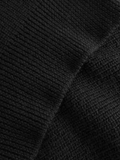 Merino Half Zip High Neck - Black Jet 17 Merino Half Zip High Neck - Black Jet -Knowledge Cotton Apparel Store Merino half zip high neck Knits 2080023 1300 Black Jet 4
