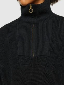 Merino Half Zip High Neck - Black Jet 14 Merino Half Zip High Neck - Black Jet -Knowledge Cotton Apparel Store Merino half zip high neck Knits 2080023 1300 Black Jet e4683d8a ed85 441f bfe4 e49d261410e3