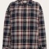 Organic Cotton Checked Flannel Overshirt GOTS - Beige Check 1 Organic Cotton Checked Flannel Overshirt GOTS - Beige Check -Knowledge Cotton Apparel Store Organic Cotton Checked Flannel Overshirt GOTS Overshirts 2190043 7030 Beige check