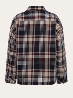 Organic Cotton Checked Flannel Overshirt GOTS - Beige Check 7 Organic Cotton Checked Flannel Overshirt GOTS - Beige Check -Knowledge Cotton Apparel Store Organic Cotton Checked Flannel Overshirt GOTS Overshirts 2190043 7030 Beige check 2