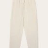 Organic Cotton Chloe Corduroy Pant GOTS - Egret -Knowledge Cotton Apparel Store Organic Cotton Chloe Corduroy Pant GOTS Pants 2070085 1387 Egret