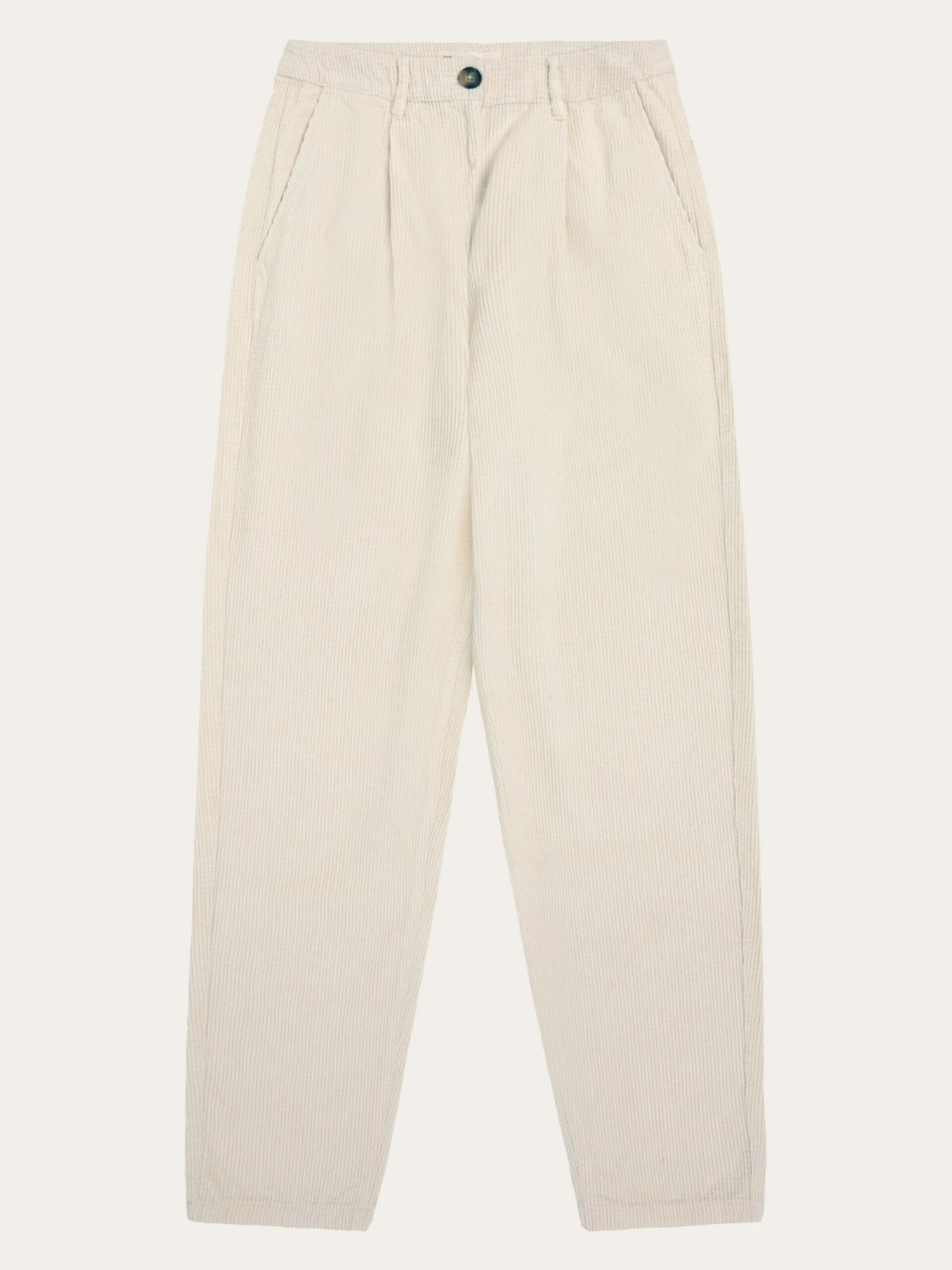 Organic Cotton Chloe Corduroy Pant GOTS - Egret 3 Organic Cotton Chloe Corduroy Pant GOTS - Egret