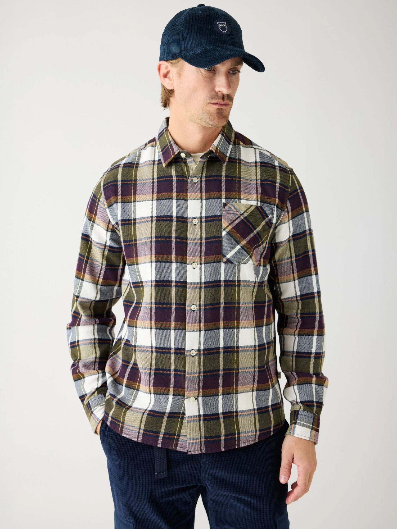 Organic Cotton Corduroy Cap GOTS - Night Sky 4 Organic Cotton Corduroy Cap GOTS - Night Sky - Image 2