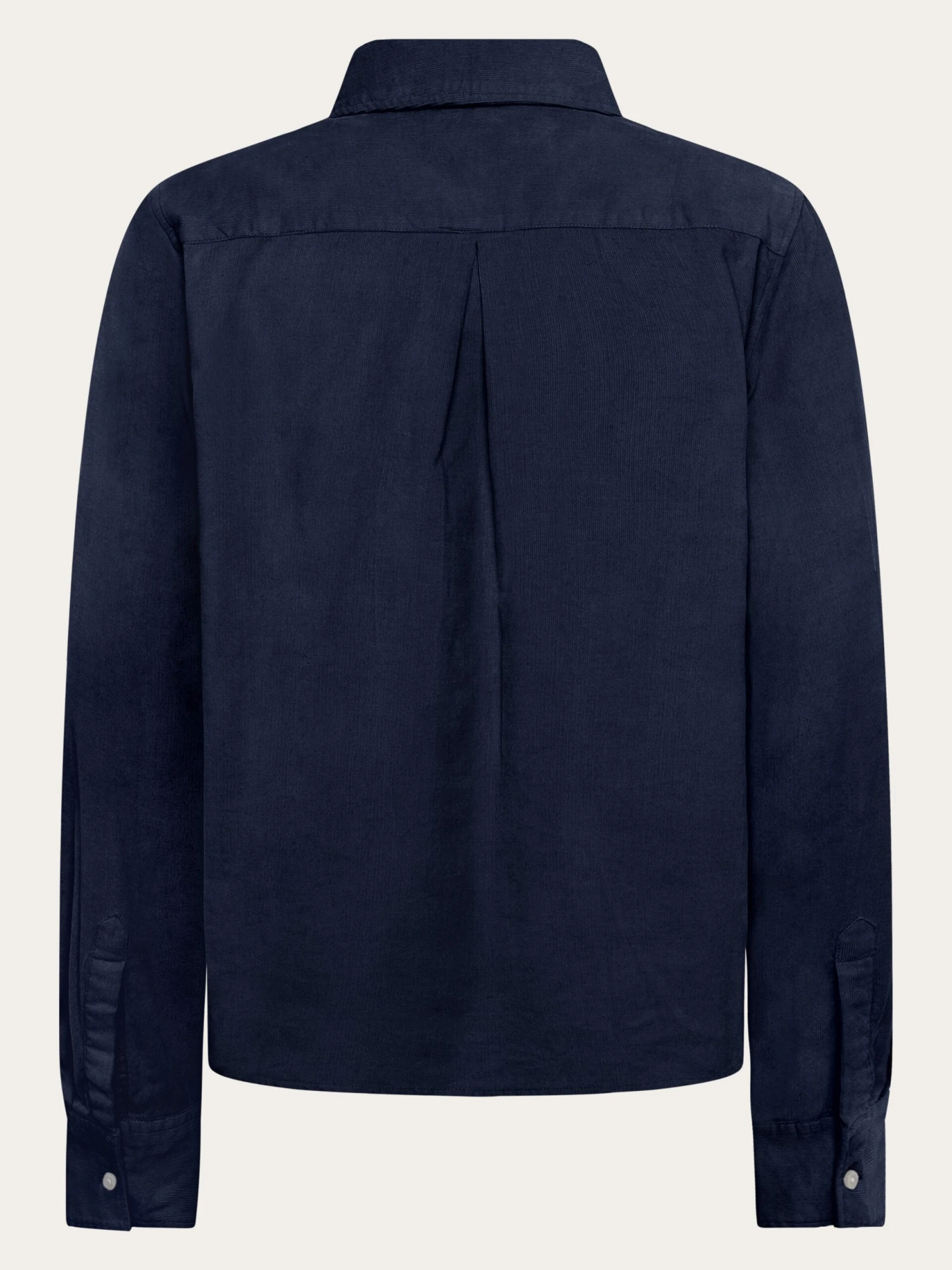 Organic Cotton Corduroy Shirt GOTS - Total Eclipse 4 Organic Cotton Corduroy Shirt GOTS - Total Eclipse - Image 2