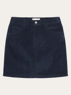 Organic Cotton Corduroy Skirt GOTS - Night Sky