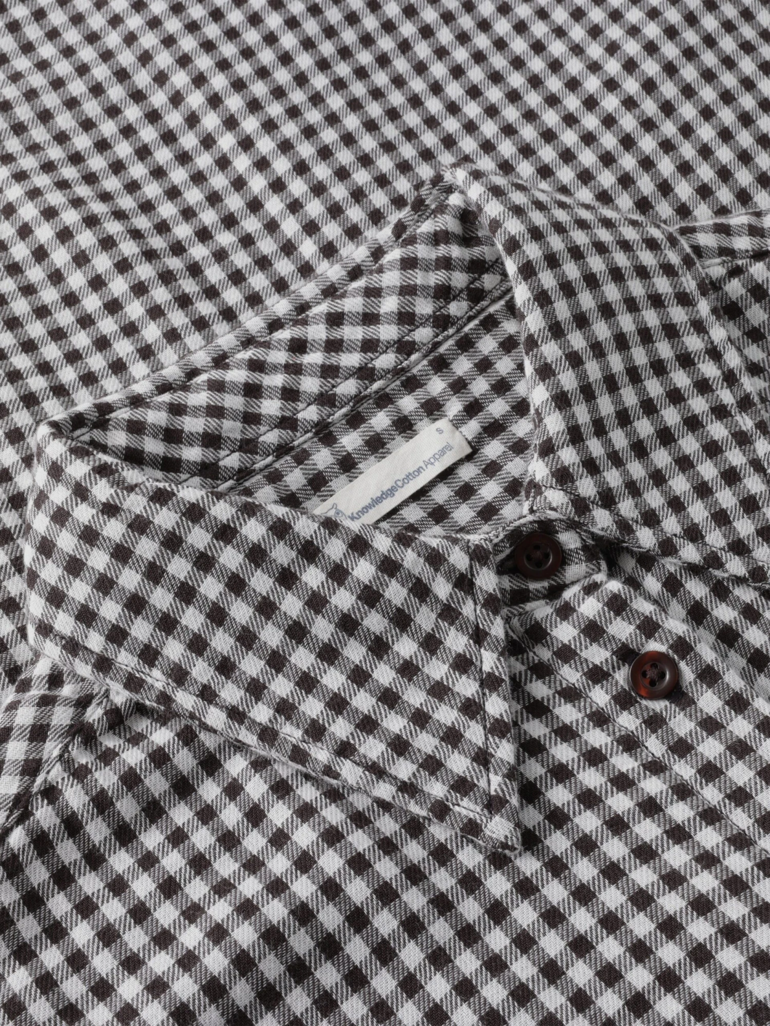 Organic Cotton Double Layer Shirt GOTS - Multi Check 5 Organic Cotton Double Layer Shirt GOTS - Multi Check - Image 3
