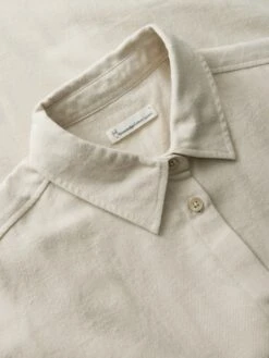 Organic Cotton Flannel Shirt GOTS - Light Feather Gray -Knowledge Cotton Apparel Store Organic Cotton Flannel Shirt GOTS Shirts 2090081 1228 Light feather gray 2