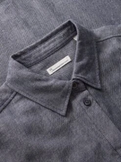 Organic Cotton Flannel Shirt GOTS - Night Sky -Knowledge Cotton Apparel Store Organic Cotton Flannel Shirt GOTS Shirts 2090081 1412 Night Sky 2