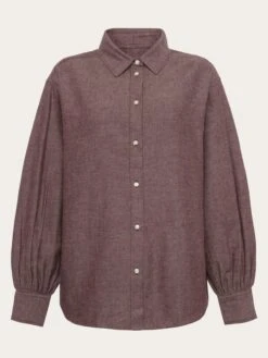 Organic Cotton Flannel Shirt GOTS - Fig