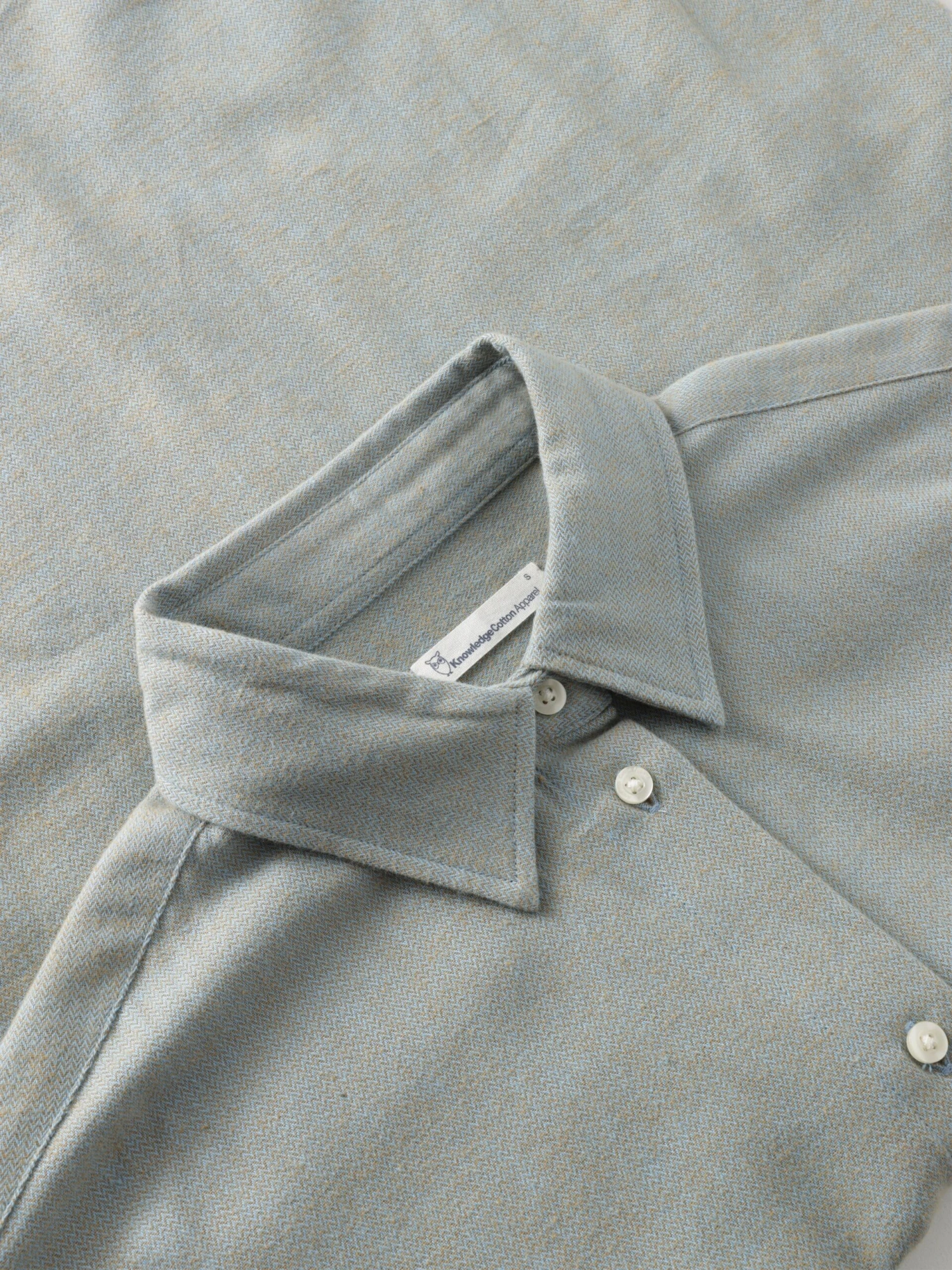 Organic Cotton Flannel Shirt GOTS - Apple Cinnamon 4 Organic Cotton Flannel Shirt GOTS - Apple Cinnamon - Image 2