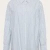 Organic Cotton Oxford Shirt GOTS - Blue Stripe 1 Organic Cotton Oxford Shirt GOTS - Blue Stripe -Knowledge Cotton Apparel Store Organic Cotton Oxford Shirt GOTS Shirts 2090082 8021 Blue stripe
