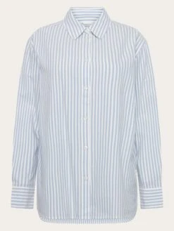 Organic Cotton Oxford Shirt GOTS - Blue Stripe