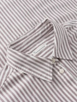 Organic Cotton Oxford Shirt GOTS - Red Stripe -Knowledge Cotton Apparel Store Organic Cotton Oxford Shirt GOTS Shirts 2090082 8025 Red Stripe 2