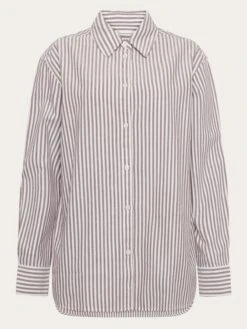 Organic Cotton Oxford Shirt GOTS - Red Stripe