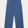 Organic Cotton Posey Denim Pant GOTS - Dark Blue Denim -Knowledge Cotton Apparel Store Organic Cotton Posey Denim Pant GOTS Pants 2070079 3059 Dark Blue denim