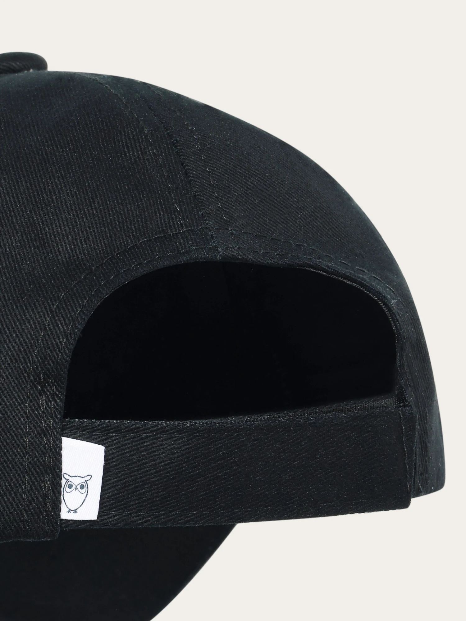 Twill Logo Cap - Black Jet 7 Twill Logo Cap - Black Jet - Image 5
