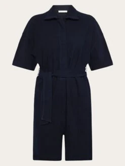 POSEY Wide Fit Bouclé Playsuit - GOTS/Vegan - Night Sky